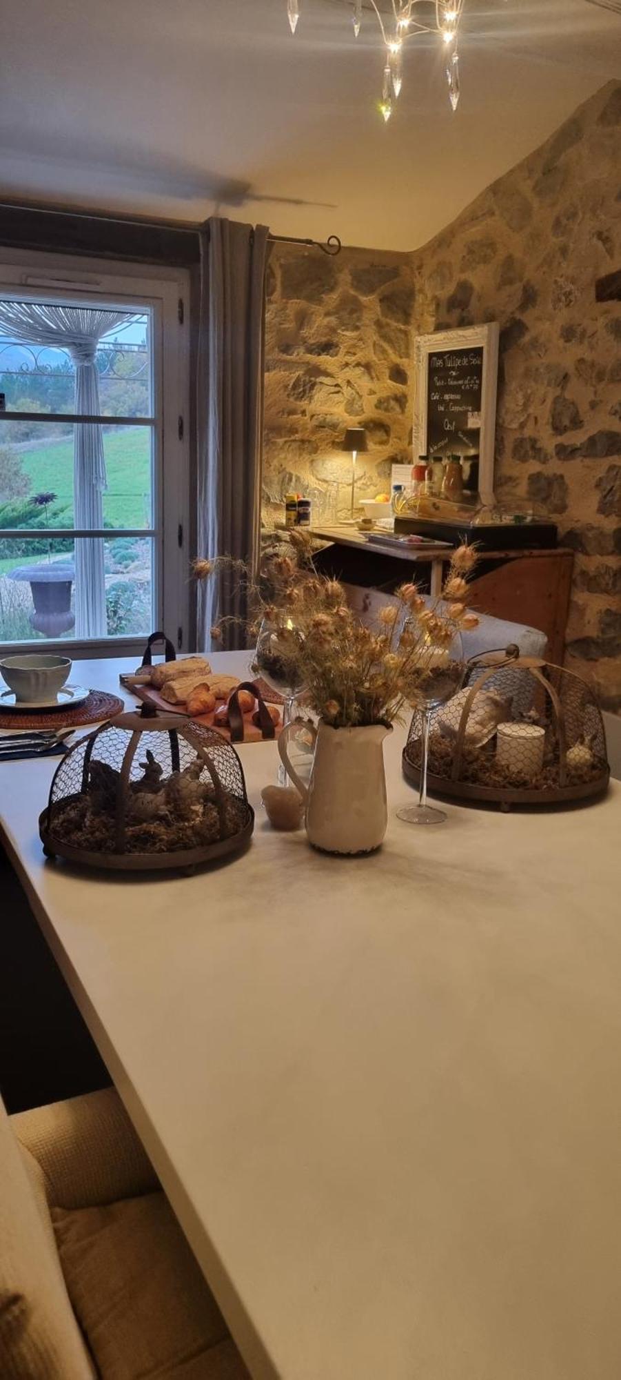 Mas Tulipe De Soie Bed & Breakfast Bevons Eksteriør bilde